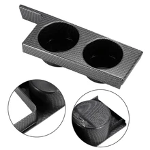 Caja De Almacenamiento Portavasos Coche Portavasos Doble Taza Vehículo Teléfono Almacenamiento Organizador Patrón Interior Del Coche para BMW E39 1999-2004