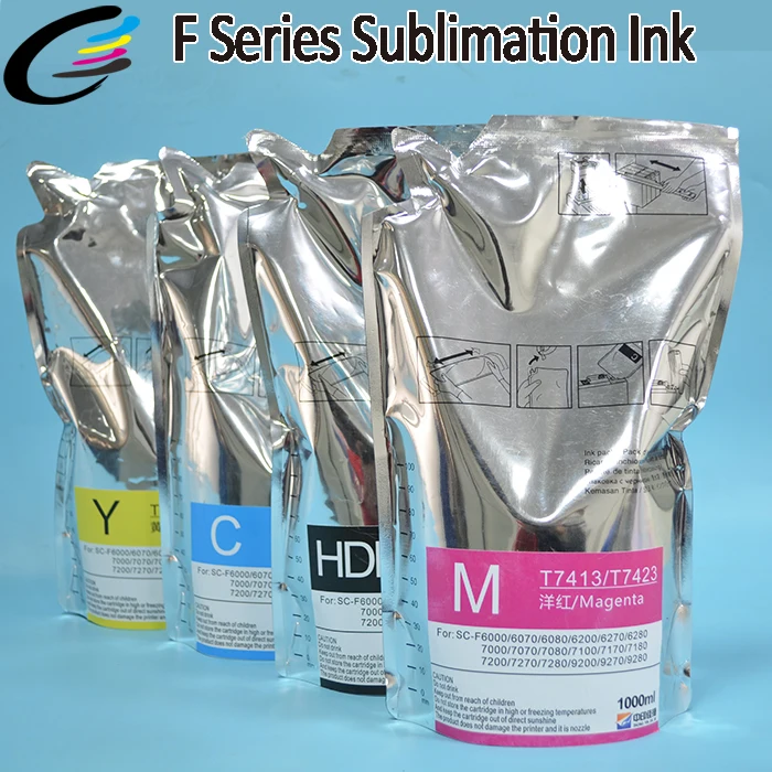 

High Density Heat Transfer Sublimation Ink for Epson F6200 F7200 F9200