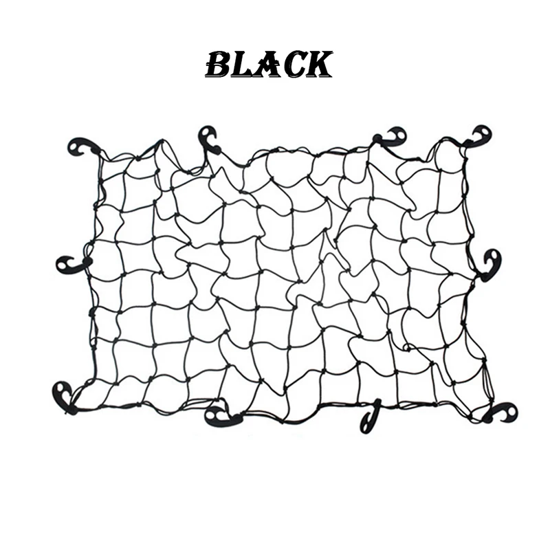 Автомобильная крыша багажника стойка фиксированная коробка для хранения Сетка для Nissan Qashqai Opel Astra J H G Skoda Octavia A7 2 Volvo XC90 V70 Subaru - Название цвета: black