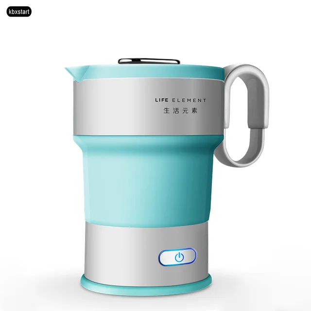Kbxstart электрический умный чайник для горячей воды с контролем температуры складной дорожный чайник складной Chaleira с чашкой 110 В 220 В - Цвет: I10