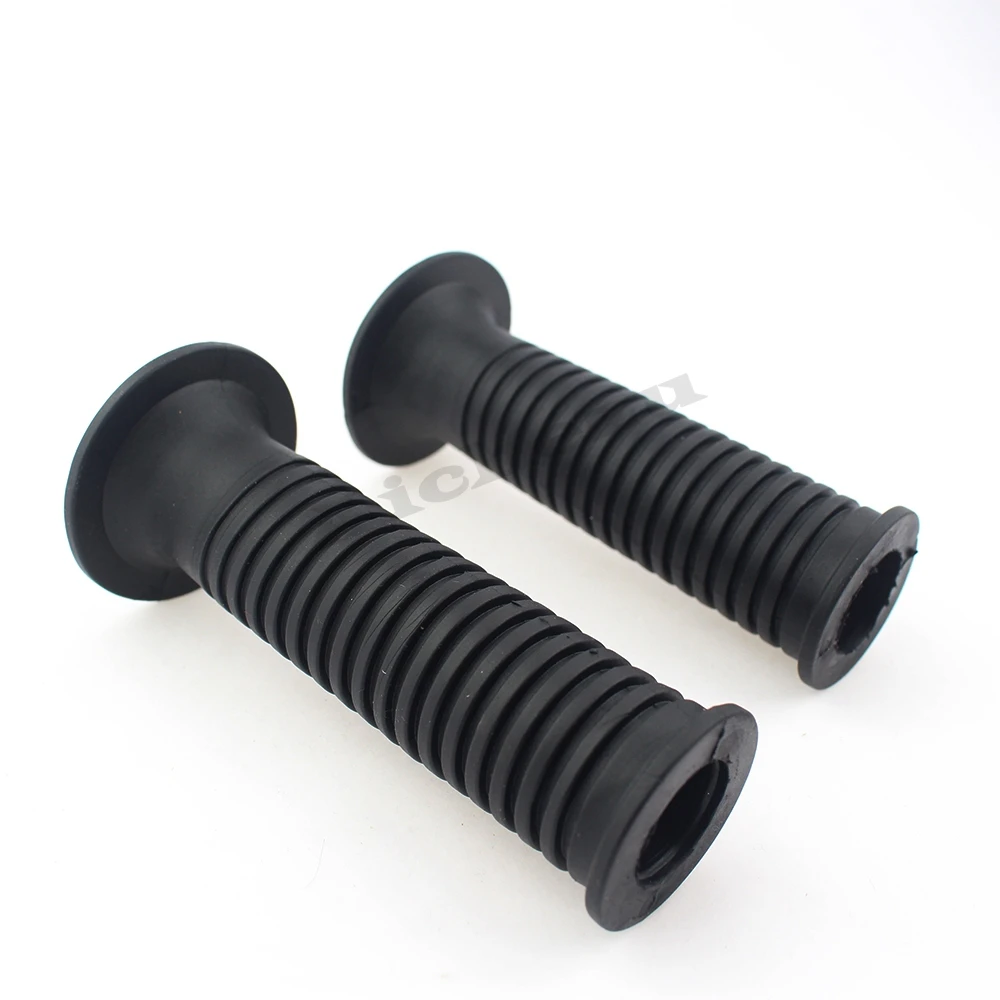 ACZ Motorcycle Grips 7/8" 22mm Black Rubber Grip Handle Bar Grips