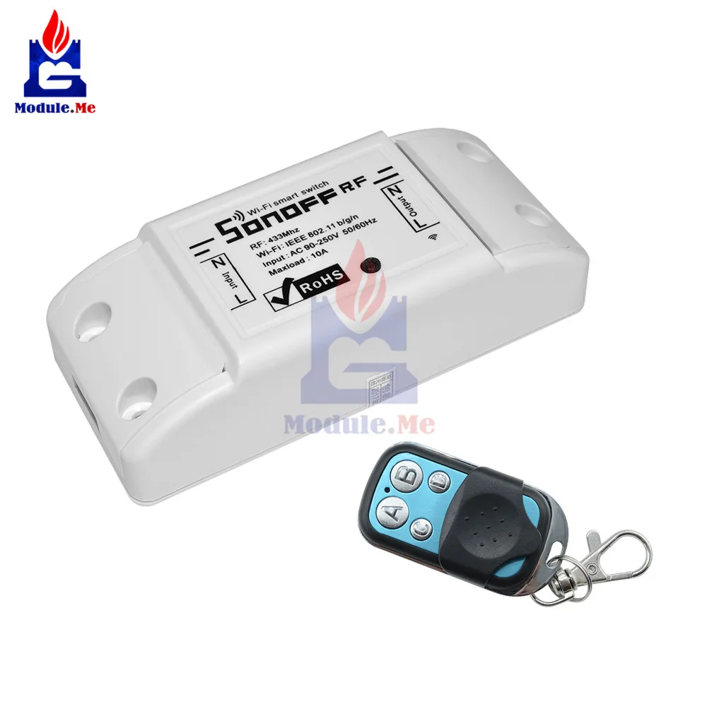 

433mHz RF WIFI Smart Remote Control Switch WIFI Remote Controller Modified Internet of Things Switch Module for Intelligent Home