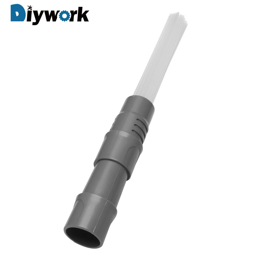 

DIYWORK for Household Keyboard Air Vent Cleaning Tool Vacuum Attachment Tools Dirt Remover Brush Cleaner Dusty Brush Straw Tube