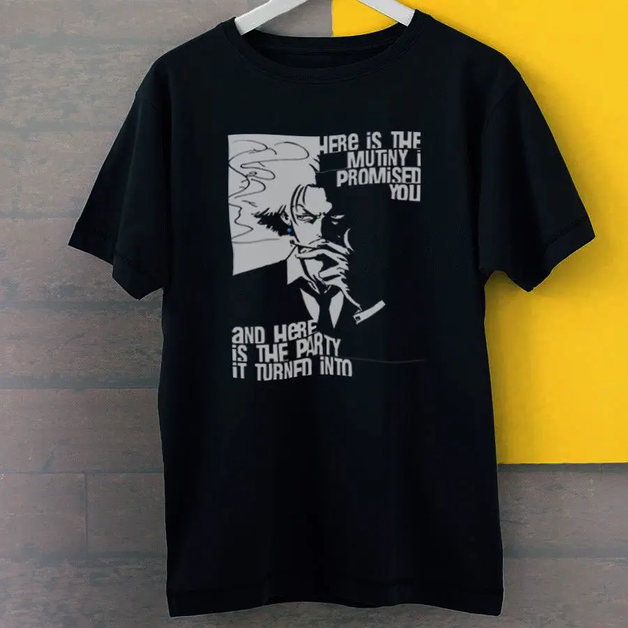 Мужская футболка с коротким рукавом Samurai Champloo Smoking Mugen Quote новая летняя S-3Xl простая