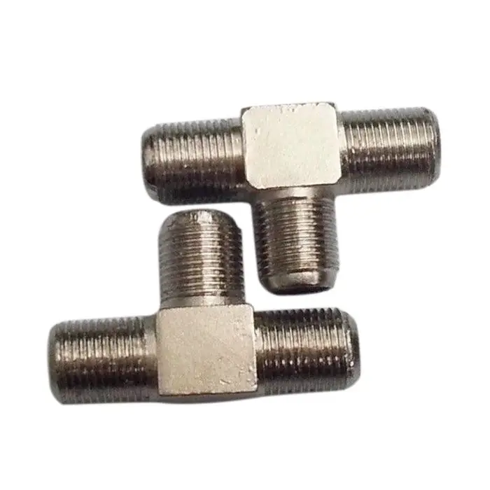 

2 PCS 2-Way F-Type Combiner TV Coaxial Connectors RF Adapters Joiners