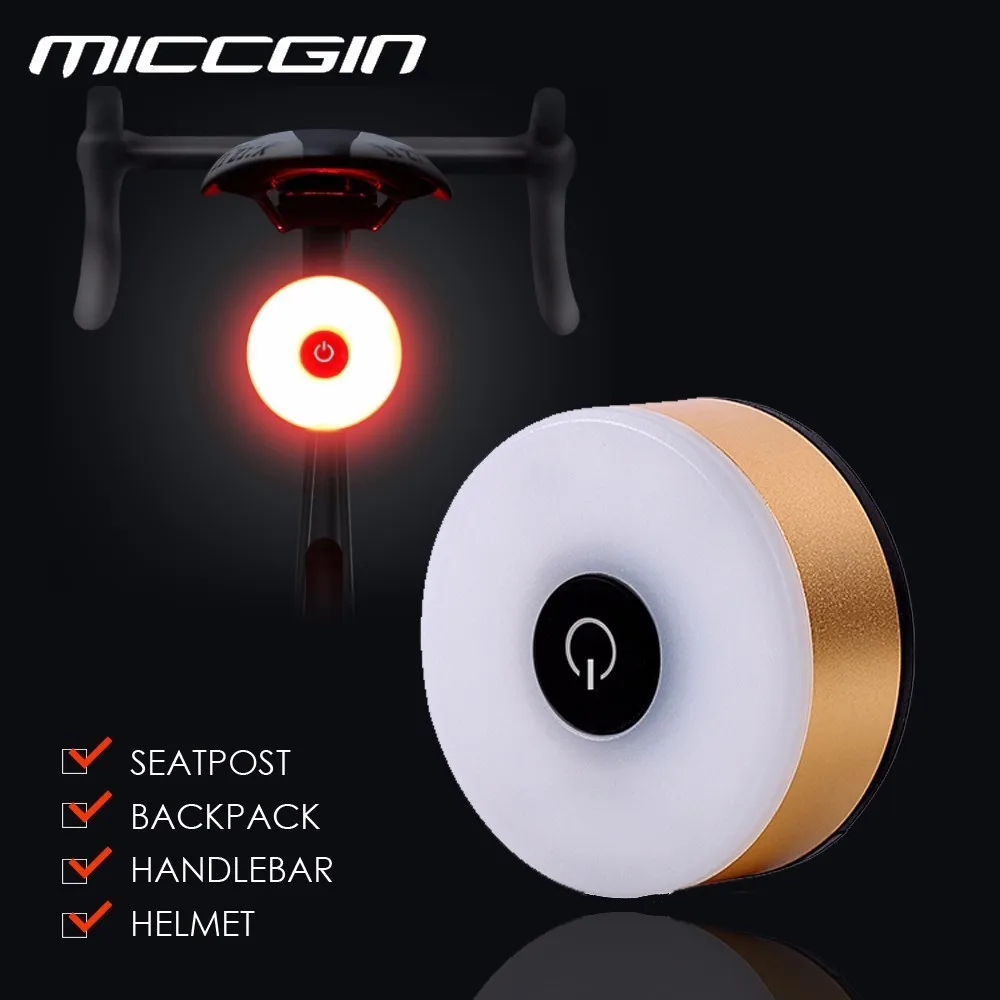 Discount MICCGIN Bike Front Rear Light Set 4000mAH Powerbank  500LM LED Headlight Lantern For Bicycle Flashlight USB Rechargeable Lamp 3