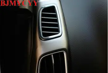 

BJMYCYY 2PCS The front panel air-conditioning outlet box on both sides of the stainless steel decoration for Hyundai ix35 2018