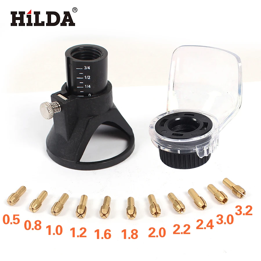HILDA 13pcs Dremel Drill Dedicated Locator Horn A550 Shield Rotary Tool