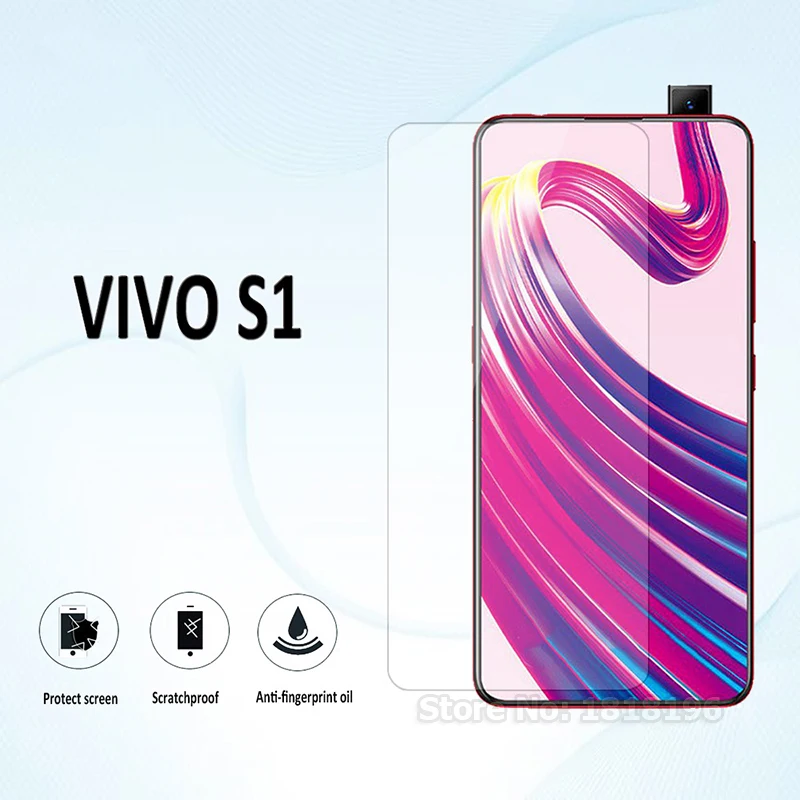 Взрывозащищенное Закаленное стекло Vivo S1 9H для смартфона Передняя Защитная