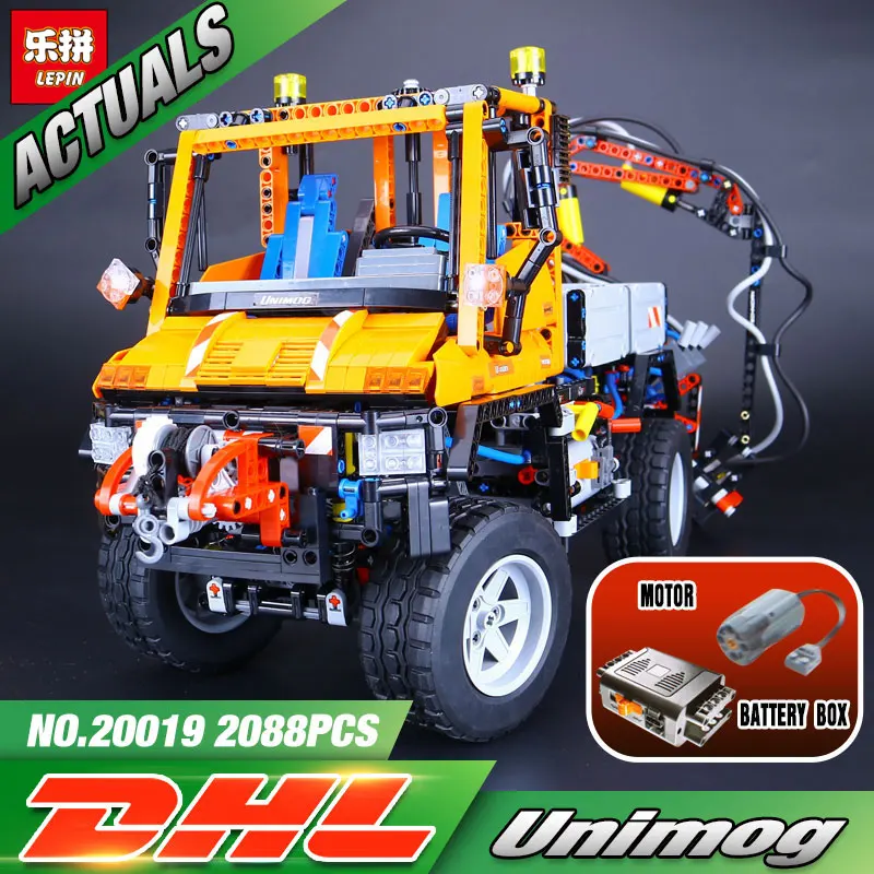 

2017 New LEPIN 20019 2088Pcs Technic Series The Truck U400 Model Building Kits Blocks Bricks Compatible Eucational Toys 8110