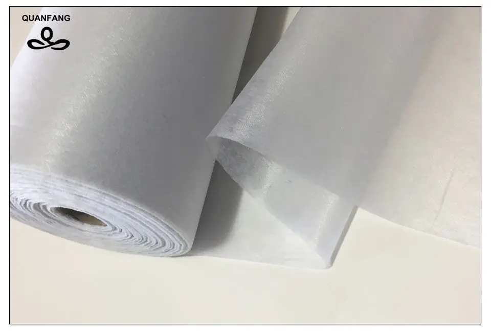QUANFANG подкладка ткань односторонняя клейкая Ткань DIY Ткань аксессуары ткань пэчворк нужно использовать electri lro 50x100 см