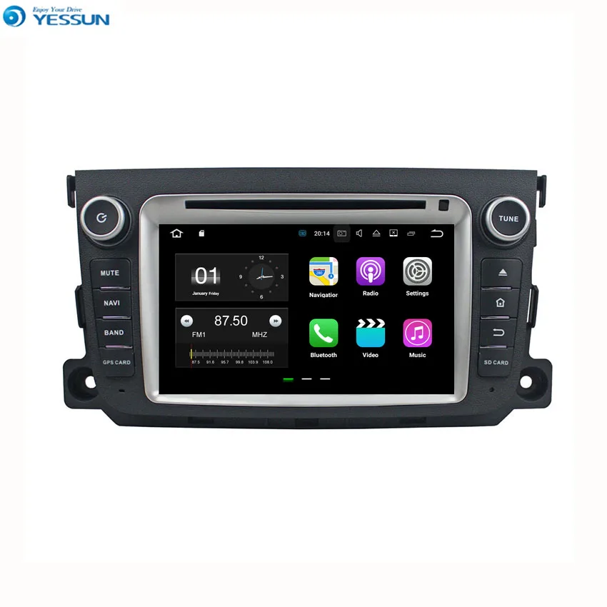 YESSUN For Benz Smart 2010~2012 Android Car Navigation GPS Audio Video Radio HD Touch Screen Stereo Multimedia Player.