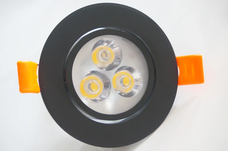 Black body HKOSM dimmable LED Downlight warm white cool white  Recessed Lighting LED Down Light 2.5 inch LED Downlight