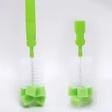 6 шт./компл. Набор Щеток Для Чистки бутылок Набор щеток для мытья стаканчики с губками спортивные бутылочки для кормления Детские Соска соломинки