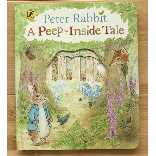 Peter Rabbit A Peep-Inside Tale inglés educativo 3D Flap foto libros bebé regalo de la primera infancia para niños lectura