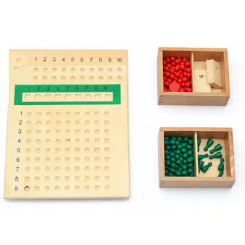 

Montessori Math Toys For 3 Years Wooden Montessori Division Board Educational Toys For Children Montessori Math Material MD1164H
