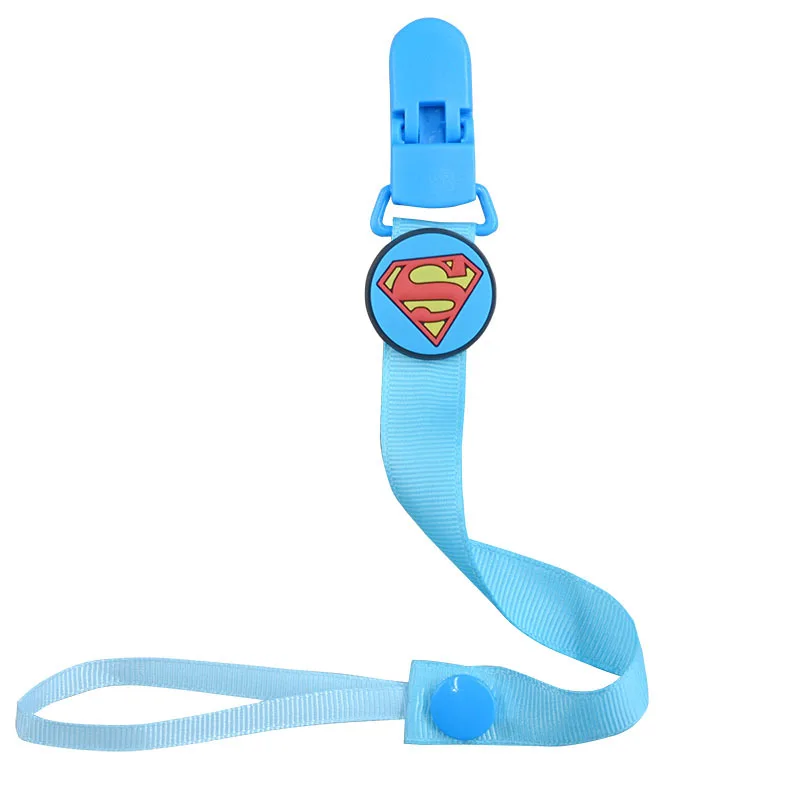 1 piece Baby Pacifier Clip Chain Silicone Famous Cartoon Pacifier Ribbon Chain Newborn Infant Teether Holder Chain 35cm