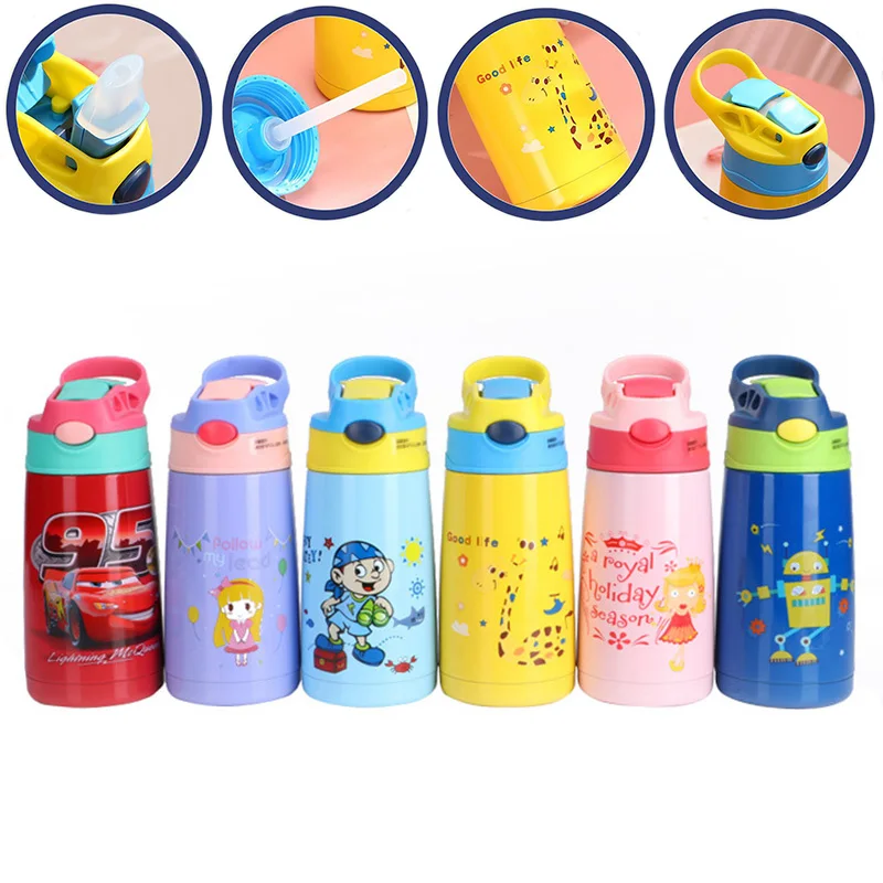 Детская кружка Sippy вакуумная фляжка Студенческая портативная изоляционная