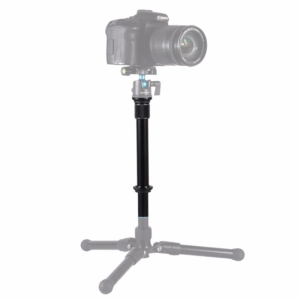 PULUZ Metal Handheld Adjustable Tripod Mount Monopod Extension Rod for