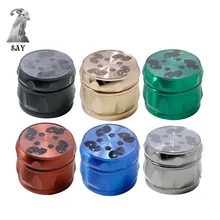 SY цинковый сплав металл 4 слоя травы табака Точильщик специй курительная дробилка ручной Muller трубка для курения кальяна аксессуары