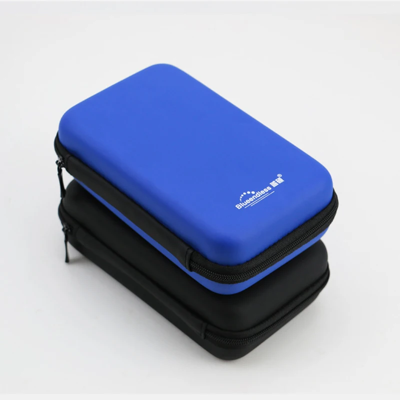 2 5 дюйма sata hdd корпус черный алюминий с черной/синей застежкой молнией жесткий