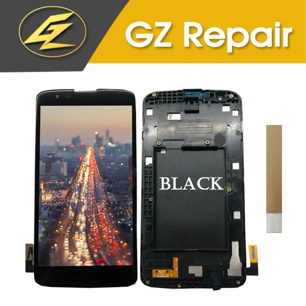

For LG LTE 4G MS330 K330 Q7 X210DS K7 X210G LCD Display With Touch Screen Sensor Glass Digitizer Assembly With Frame With Tape