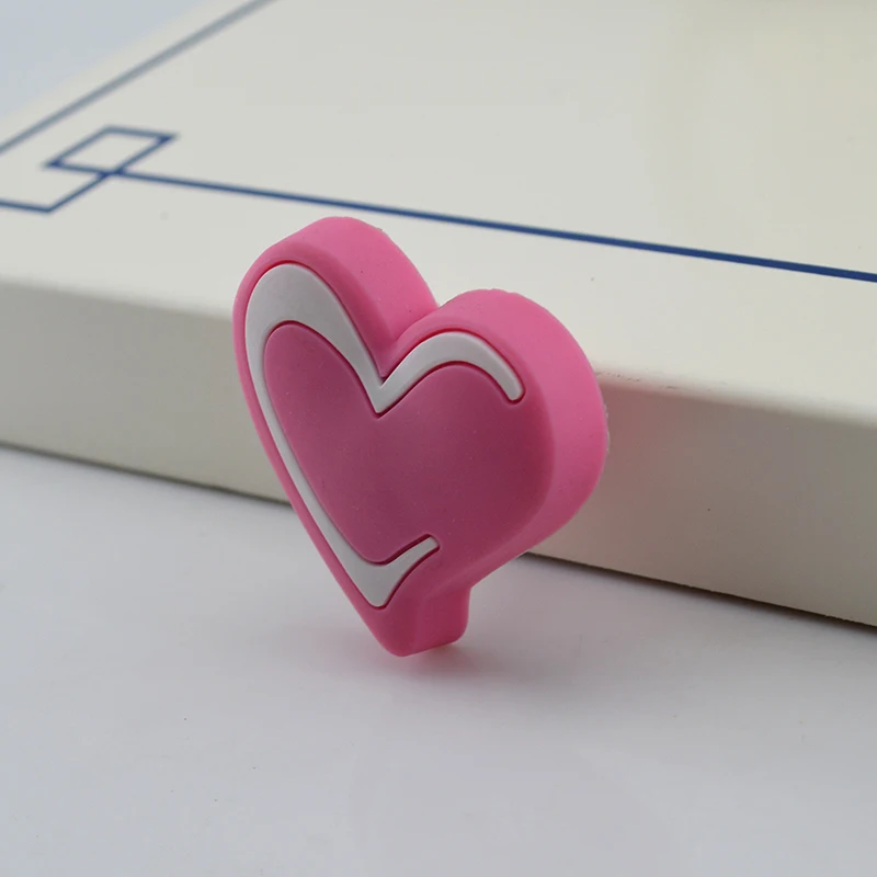 MEGAIRON детские ручки для шкафа шкаф комод Ящик розовое сердце тянет ручки хороший дизайн ручки высокого качества
