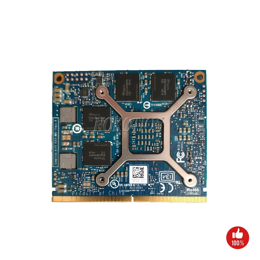 NOKOTION CN-0G4NF0 0G4NF0 G4NF0 N15P-Q3-A1 для dell Precision M4800 NVIDIA Quadro K2100 GPU MXM Графическая карта, видео-карта 2G