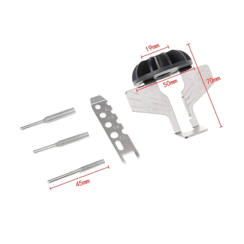 

Chain Saw Sharpening Attachment Rotary Power Drill Hand Sharpener Adapter Tool W315