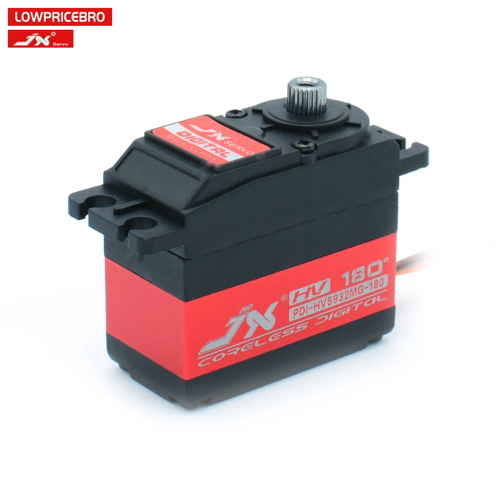 

JX PDI-HV5932MG 180 Degree Large Torque 32KG High Precision Metal Gear Digital Coreless Servo for Rc Plane Robot Car
