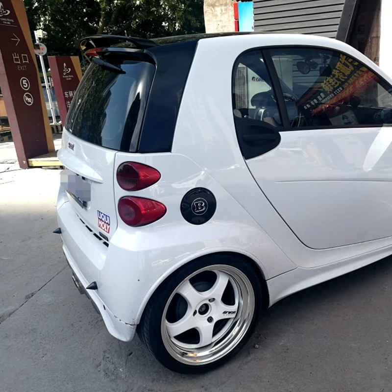 

For Mercedes-Benz Smart fortwo 453 ABS Material Unpainted Primer Color Car Rear Wing Roof Spoiler