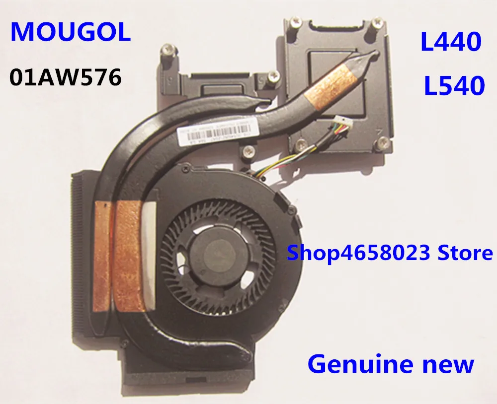 

MOUGOL New Original for Lenovo ThinkPad L440 L540 SWG Discrete Graphics Heatsink CPU Cooler Cooling Fan 01AW576 04X4116