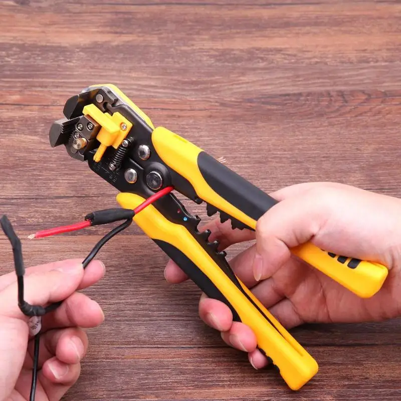 

Cable Wire Stripper Cutter Crimper Automatic Wire Cutter Stripper Crimper Pliers Terminal Tool Professional Wire Stripper Tool