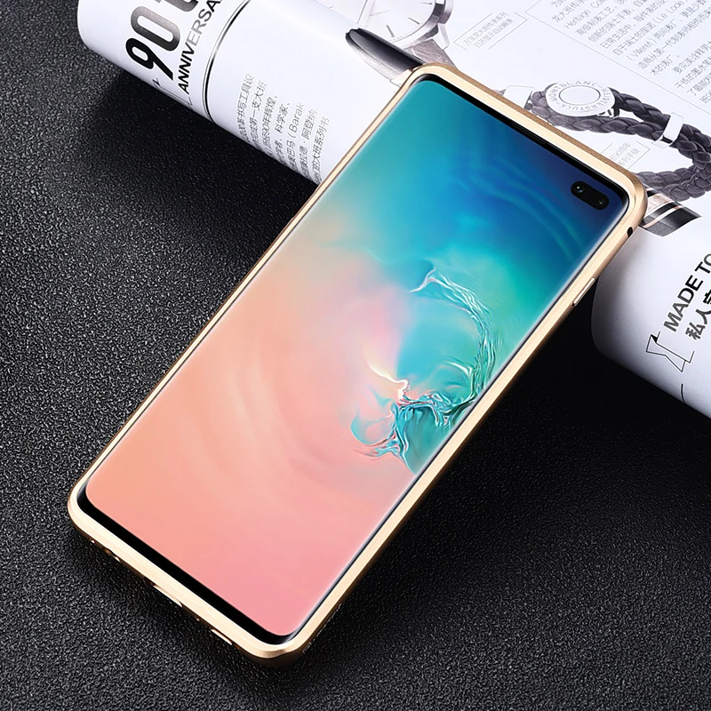 IMatch Алюминиевый металлический чехол из настоящего углеродного волокна для Samsung