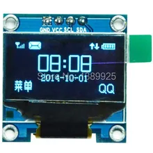 0,96 дюймов 4pin OLED модуль SSD1306 Привод IC 128*64 igc IIC связь