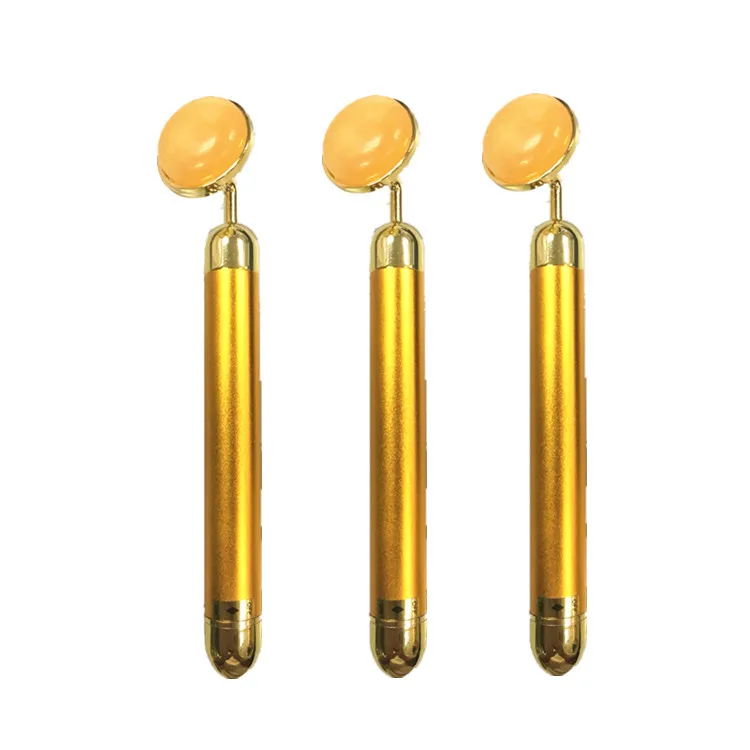 Slimming Face 24k Gold Vibration Energy Beauty Bar Electric Stick