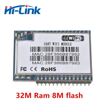 

Free shipping RS232 RS485 Serial to WIFI Embedded wireless module with Chip antenna 32M RAM 8M Flash RT5350 chipset HLK-RM04