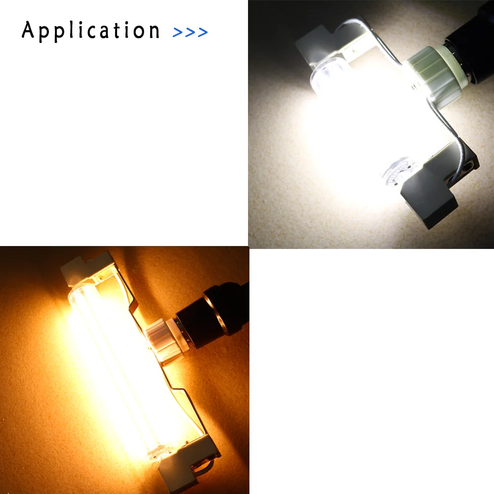 Adattatore Lampada Da E27 A R7S 78mm In Rame Per LED E Alogene