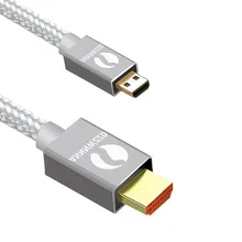 Micro HDMI к HDMI кабель 1 м 2 м 3 м 3D 4 к* 2 к Male-Male Премиум Позолоченный Micro HDMI кабель адаптер для телефона планшета HDTV камеры