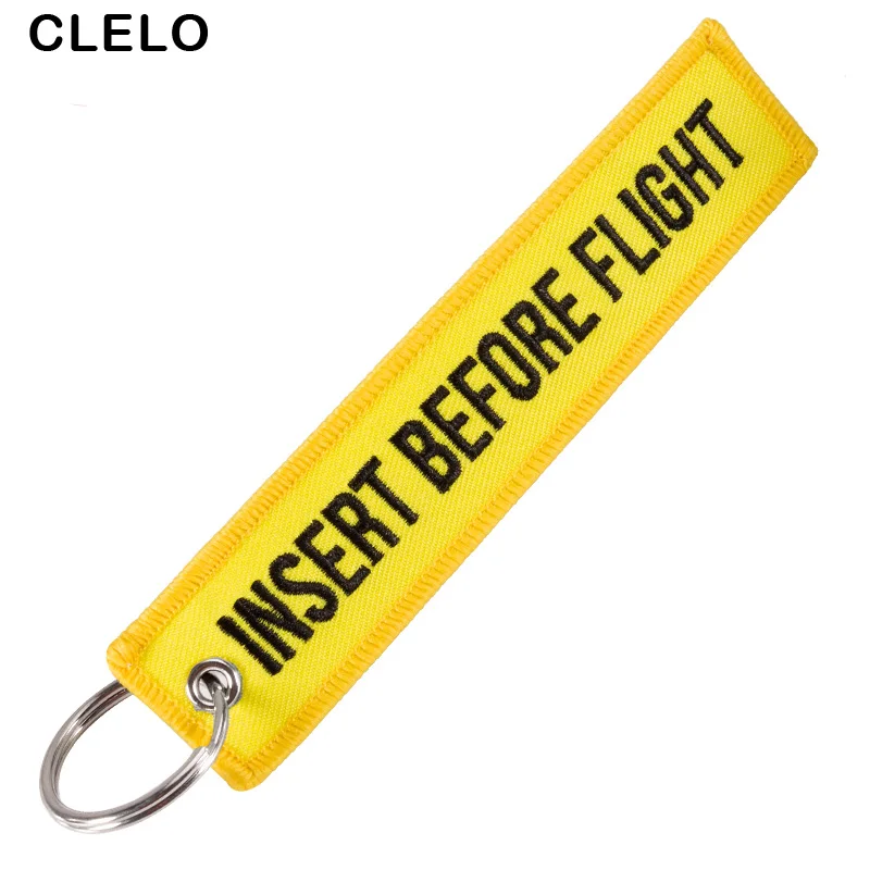 Embroidery Luggage Tags INSERT BEFORE FLIGHT Letter with OEM KeyChain Key ring Fashion Travel tag for Aviation Gifts 3PCS/LOT Embroidery Luggage Tags INSERT BEFORE FLIGHT Letter with OEM KeyChain Key ring Fashion Travel tag for Aviation Gifts 3PCS/LOT