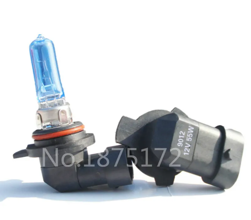 2Pcs DC 12V H1R2 9012 6000K Super White Car Fog Lamp Bulb Head Lamp Bulb Auto Halogen Light Bulbs Automobile Headlight Bulbs
