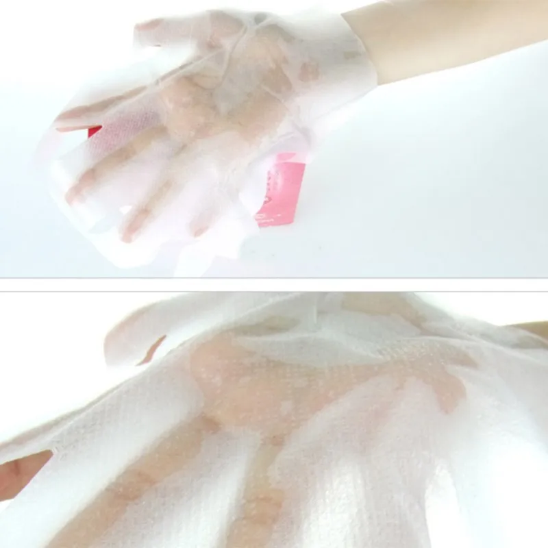 2Pcs/1Bag Whitening Hand Mask Shea Butter Smoothening Skin Care Exfoliating Hand Moisturizing Gloves Spa Soften Skin Repair