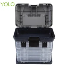 Yolo 27*18*27CM Outside Massive Fishing Field Sea Boat Fishing Lure Accent Case Water Resistant Fishing Sort out Field with Deal with