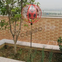 Наружная ветряная мельница мяч стерео Жук ветер поворот игрушечная бутафория украшения