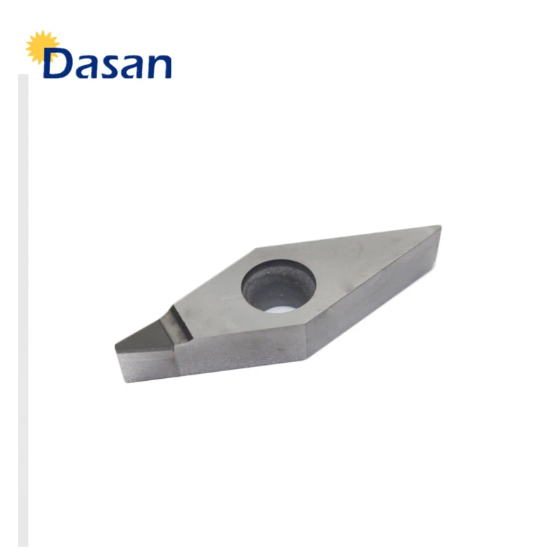 1pc Knife Blade VBM160404 VBM160408 PCD Insert Lathe Diamond Tipped
