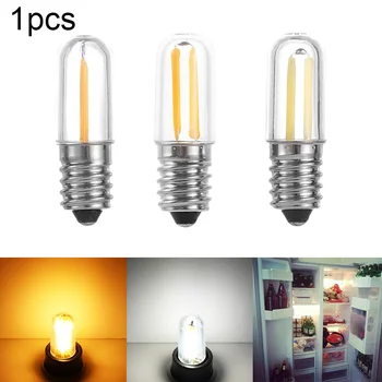 

1Pcs HOT E14 Dimmable Silicone Crystal LED Corn Bulb COB Light 1W 2W 3W Mini Filament Lamp 220V Fridge Freezer Filament Light