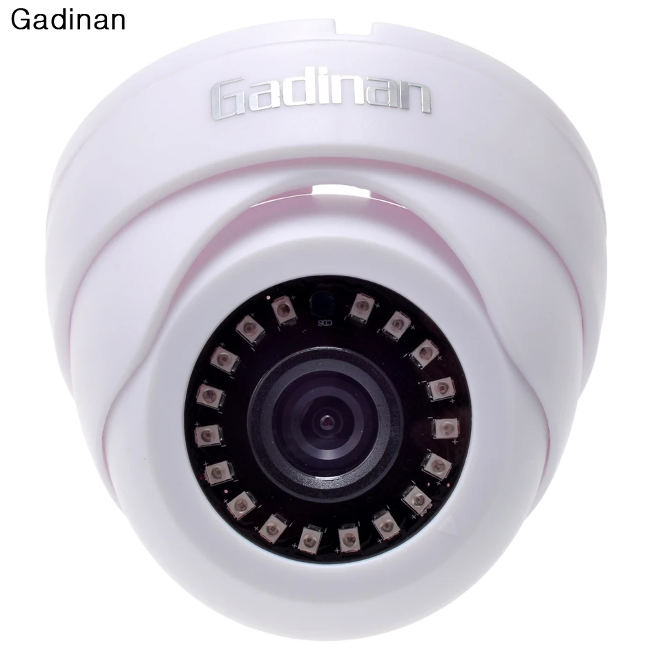 Tanie Gadinan w nocy w podczerwieni kamera kopułkowa 1.0MP 2.0MP 1080 P nadzoru kamera bezpieczeństwa CCTV 3.6mm obiektyw 18 sztuk laserowo IR Cut ABS z tworzywa sztucznego