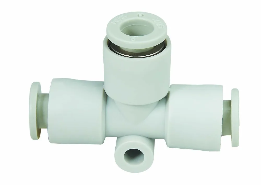 

Free shipping Quality Pneumatics fitting Equal Tee connector Suitable for OD 4mm PU hose/Nylon Hose