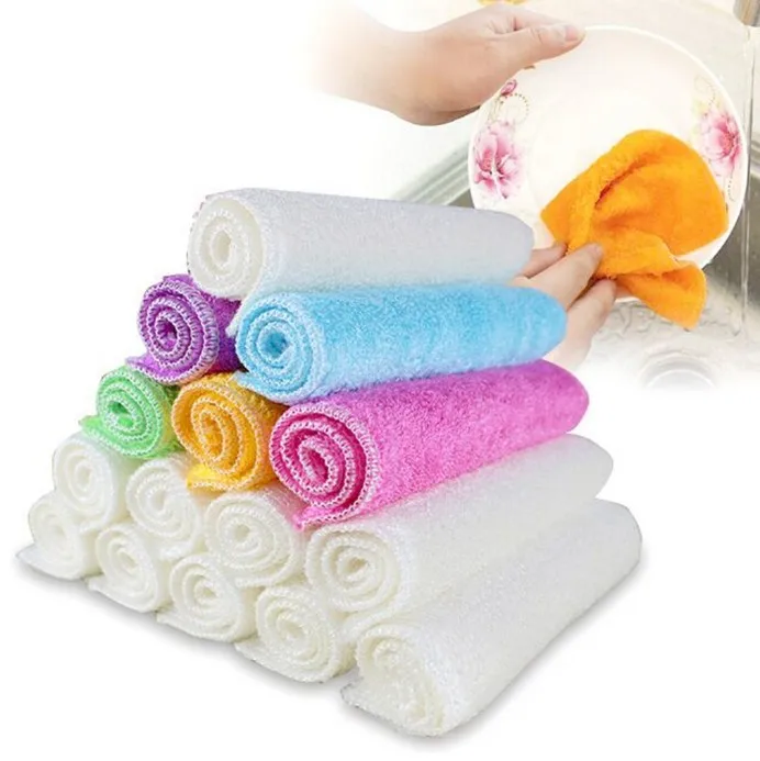 Thick bamboo fiber is not contaminated with oil can afford to dish