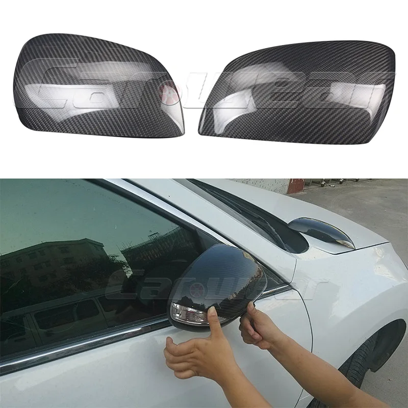 Carbon Fiber Car tuning side wing mirror cover trim for Mazda 3 2011 2012 Sports Versionin